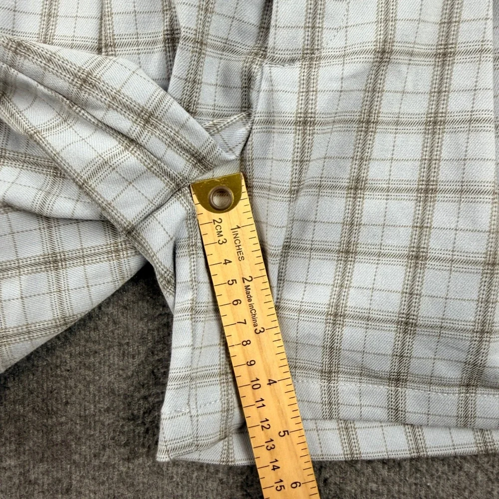Urban Outfitters Light Blue Plaid‎ Pleated Shorts Women's S Small NWT OB1705100